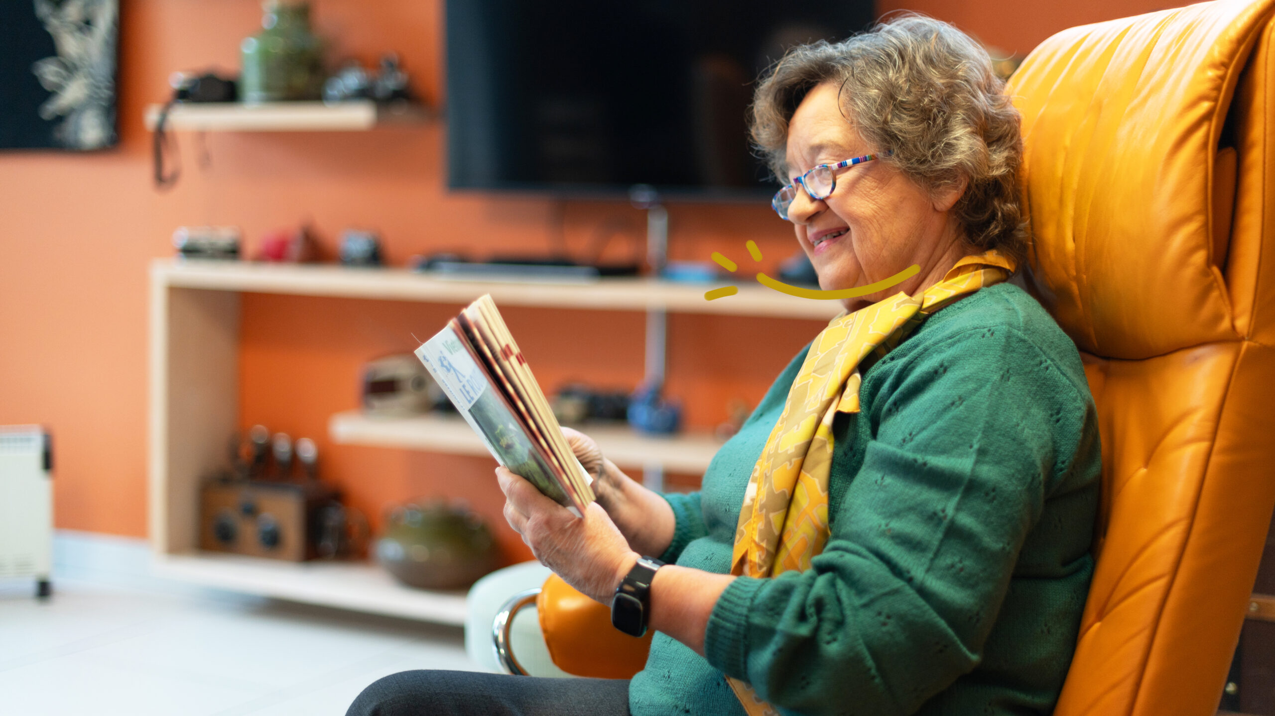 mamie sourire Seniors été